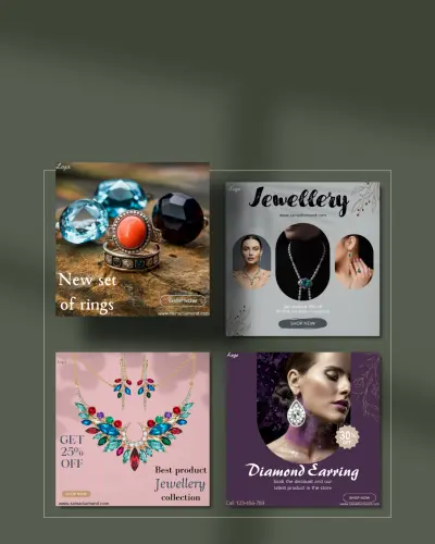 تصاميم سوشيال ميديا || مجوهرات