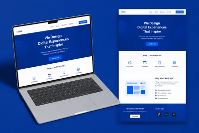 تصميم صفحة هبوط Landing Page