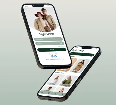 تصميم تطبيق للملابس Style Loop