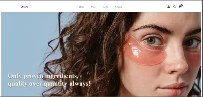 إنشاء واجهات متجر إلكتروني متكامل لمنتجات العناية – Responsive Frontend
