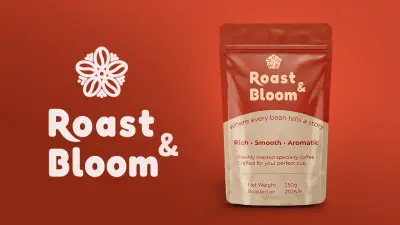 تصميمات إعلانية لبراند( قهوة لوجو وباكيجنج وحملة إعلانية)