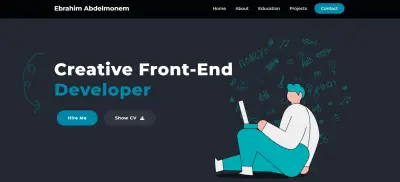 تصميم وتطوير موقع بورتفوليو (Portfolio Website)