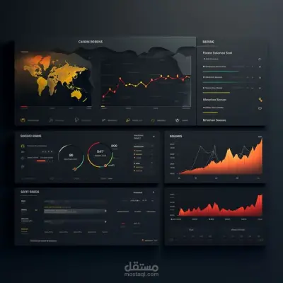 لوحة تحكم تحليل الأداء العالمي (Power BI)