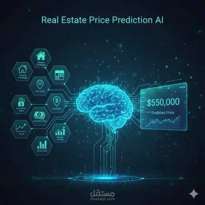 نموذج تنبؤ بأسعار العقارات باستخدام التعلم الآلي