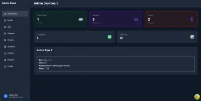 نظام ذكي لتتبع الرحلات في الوقت الحقيقي مع إدارة الرحلات والسائقين (MERN & Socket.io)