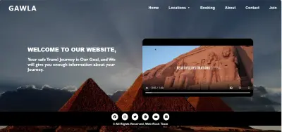 تم تنفيذ موقع إلكتروني متكامل لشركة سياحة وسفر بهدف عرض البرامج السياحية والخدمات بطريقة احترافية وسهلة التصفح.