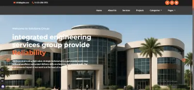 تطوير موقع Solutions Group