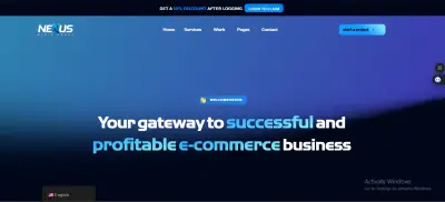 تطوير موقع وكالة Nexus الرقمية