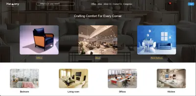متجر الكتروني لشركة اثاث