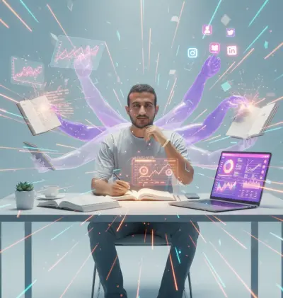مسوق إكتروني وكاتب محتوى تسويقي وقصصي