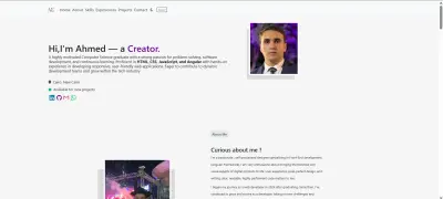 تصميم موقع بالكامل ,لعرض جميع الاعمال و الخدمات و المهارات