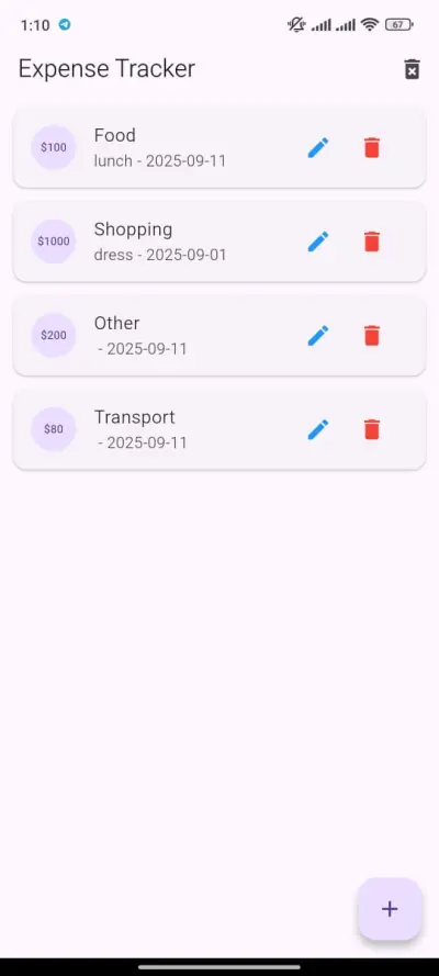 Expense Tracker