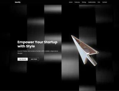 موقع تعريفي احترافي لشركة خدمات