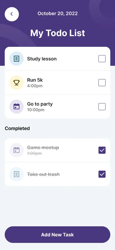 تطبيق To-Do List احترافي بتقنية Flutter مع Firebase - تنفيذ تصميم Figma