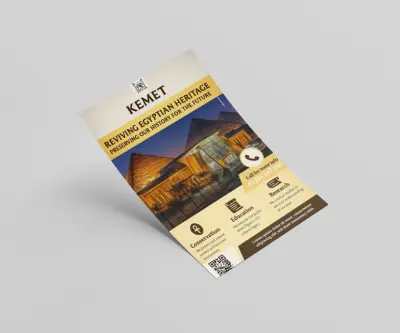 صورة العمل تصميم فلاير إعلاني احترافي للشركات والمنتجات