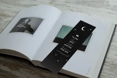 صورة العمل تصميم Bookmark فواصل كتابية