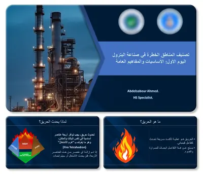 عرض تدريبي احترافي: تصنيف المناطق الخطرة (Hazardous Area Classification) – للعاملين في الصناعات النفطية والكيماوية