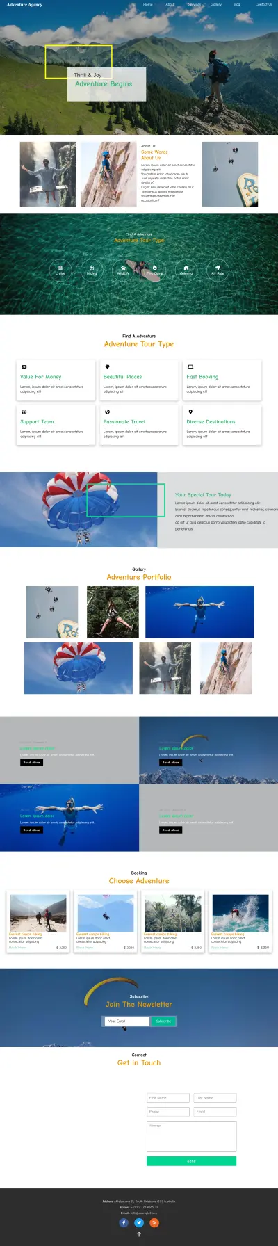 وكالة مغامرات وسفر.