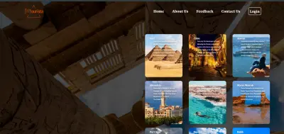 عمل موقع سياحي