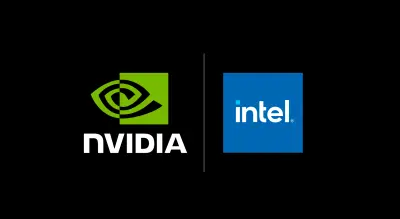 فيديو كولاج عن خبر شراكه شركه Nvidia مع Intel