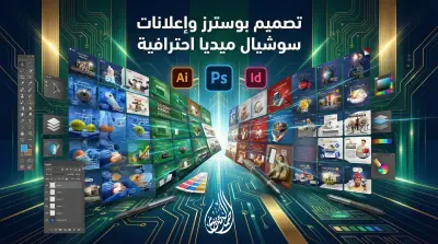 تصميم بوسترات وإعلانات سوشيال ميديا احترافية