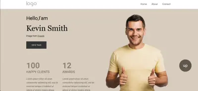 موقع بورتفوليو شخصي