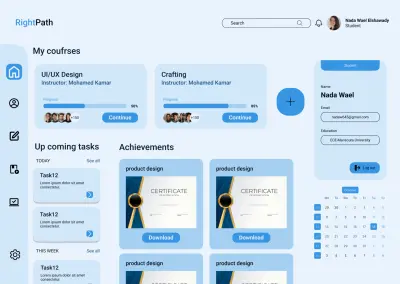 تصميم واجهة المستخدم UIUX للويب