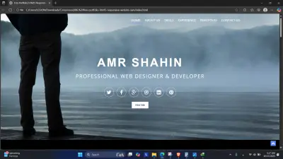 portfolio html5 responsive website