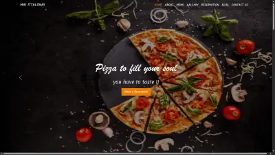 MAI-ITTALONNI – Italian Pizza Restaurant Website