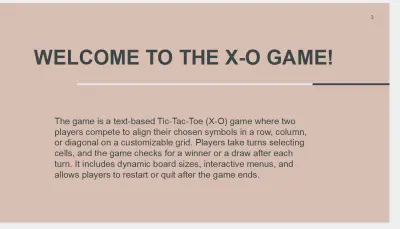 Simple & clear Presentation To our AI project