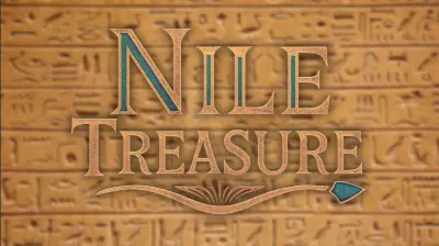 تصميم presentation لعرض فكرة تجارية بعنوان NILE TREASURE خاصة بالحضارة المصرية القديمة.