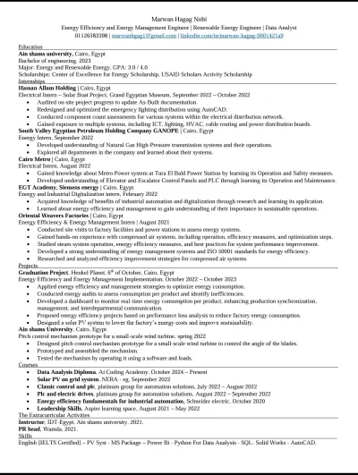 Resume and CV
