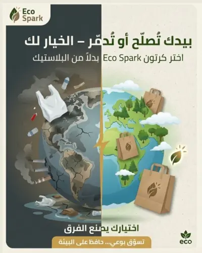 Eco Spark Arabic Post Design