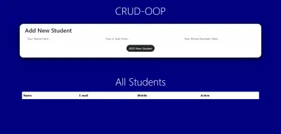CRUD Project