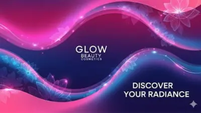 تصاميم تسويقية راقية لبراند مستحضرات تجميل نسائية