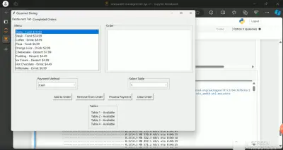 نظام إدارة مطعم
