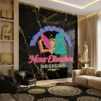 مكتبي الافتراضي لـ  Nour Elboshra Designs!