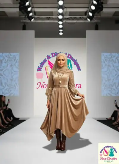 Winter Mocha Fashion Design By  Nour ELboshra  digital designs