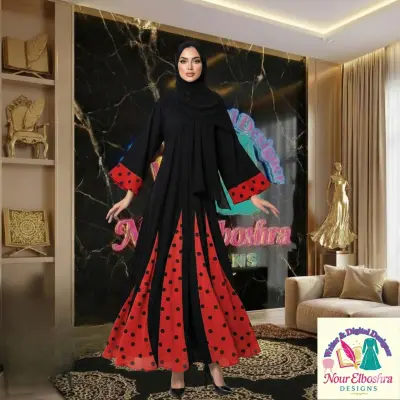 Sable Luxe Abaya A statement of timeless elegance.