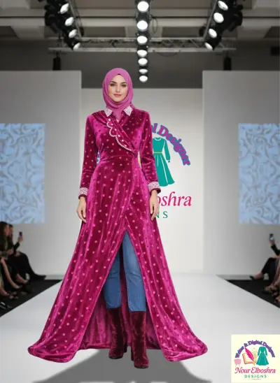 Magenta Pearl Fusion designed by Nour ELboshra Designs