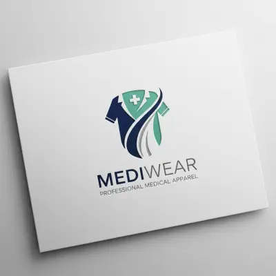 لوجو ملابس طبيه