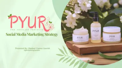 استراتيجية تسويق عبر السوشيال ميديا لشركة PYUR Skincare