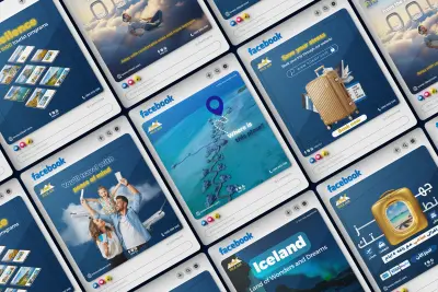 حملة إعلانية على السوشيال ميديا – شركة النيل للطيران