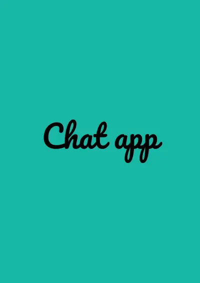 تطبيق محادثة (Chat App)