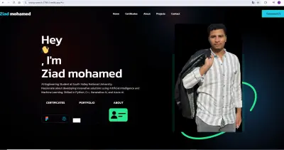 تصميم موقع شخصي احترافي يعرض سيرتك وأعمالك