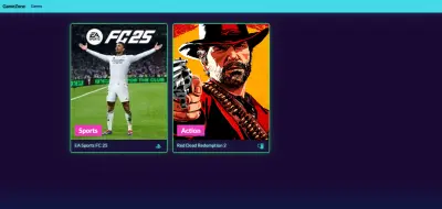 منصة ألعاب تفاعلية (GameZone MVC Project)