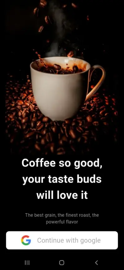 تطبيق Coffee Shop App بواجهة مستخدم احترافية باستخدام Flutter وMVVM