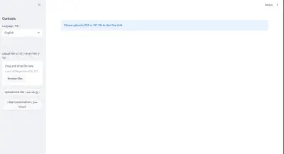 مشروع 1: PDF Chatbot باستخدام Streamlit و NLP