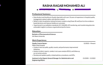 تصميم سيرة ذاتية احترافية تبرز خبراتك ومهاراتك