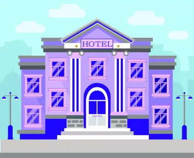 تصميم فندق ببرنامج الإليستريتور